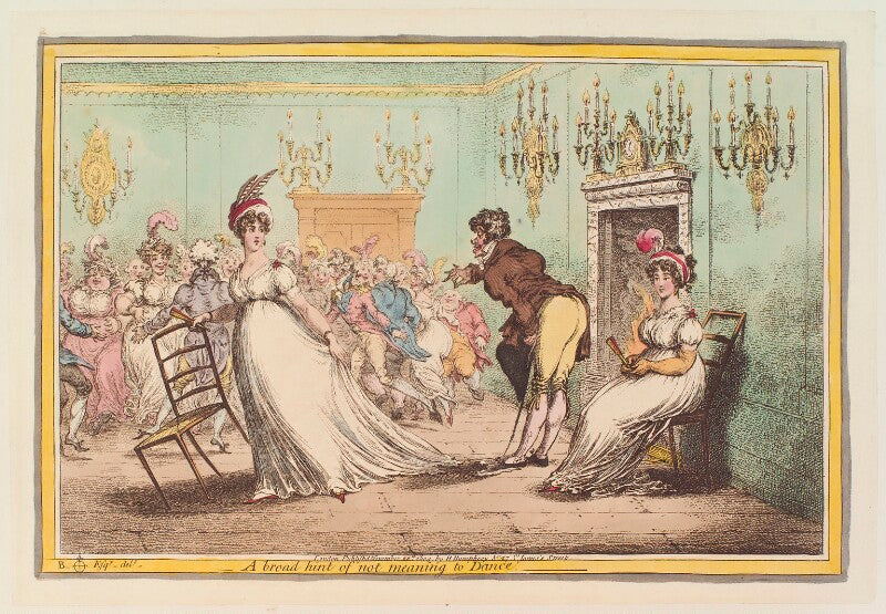 'a broad hint of not meaning to dance' npg d12835