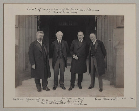 'Visit of Members of the Russian Duma to England, 1909' NPG x135577