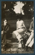 Colin de la Mare; Lady Ottoline Morrell; Hon. James Frederick Arthur ('Jimmy') Smith NPG Ax142086