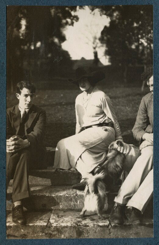 Colin de la mare; lady ottoline morrell; hon. james frederick arthur ('jimmy') smith npg ax142086