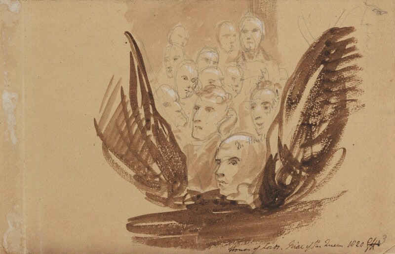 Group of heads between theodore majocchi and marchese di spineto npg 2662(28)