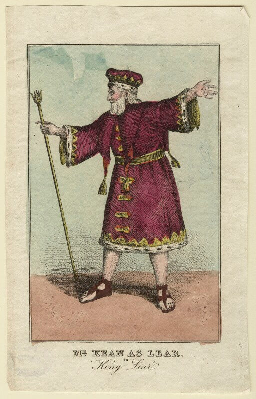 Edmund kean as king lear npg d21266