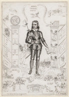 'The Emblems of England' (Oliver Cromwell) NPG D2233