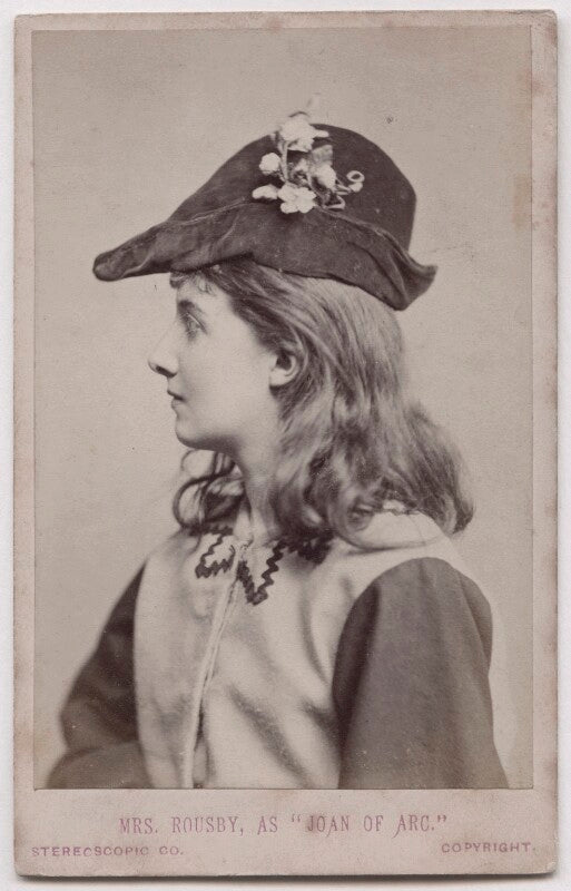 Clara marion jessie rousby (née dowse) as joan in 'joan of arc' npg x197154