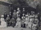 Queen Mary and King George V at Ugbrooke Park, Devon NPG x136892