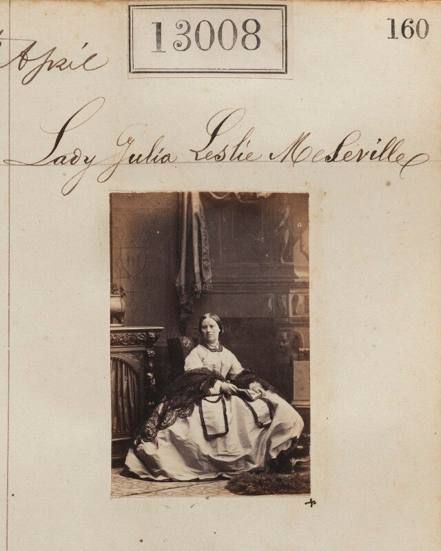 Lady julia louisa richardson robertson (née leslie melville) npg ax62649