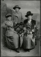 Christina Broom; Winifred Margaret Broom; Margaret Livingston NPG x131430