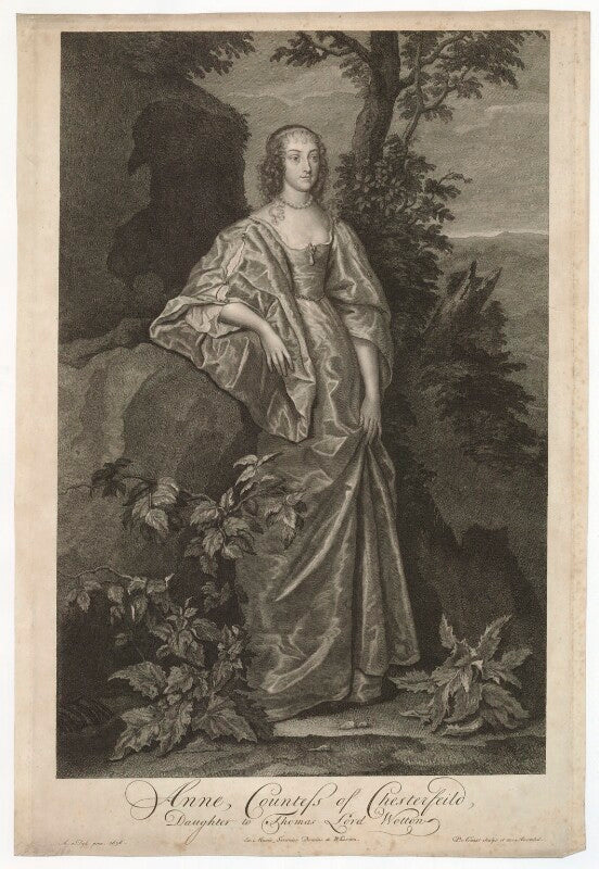 Katherine stanhope (née wotton), countess of chesterfield npg d30530