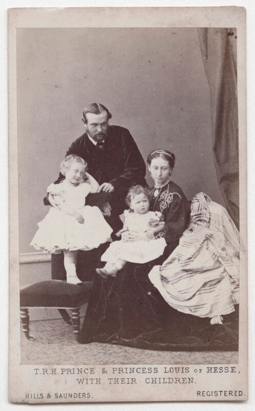 The duke and duchess of hesse and by rhine with their two eldest daughters npg x197987