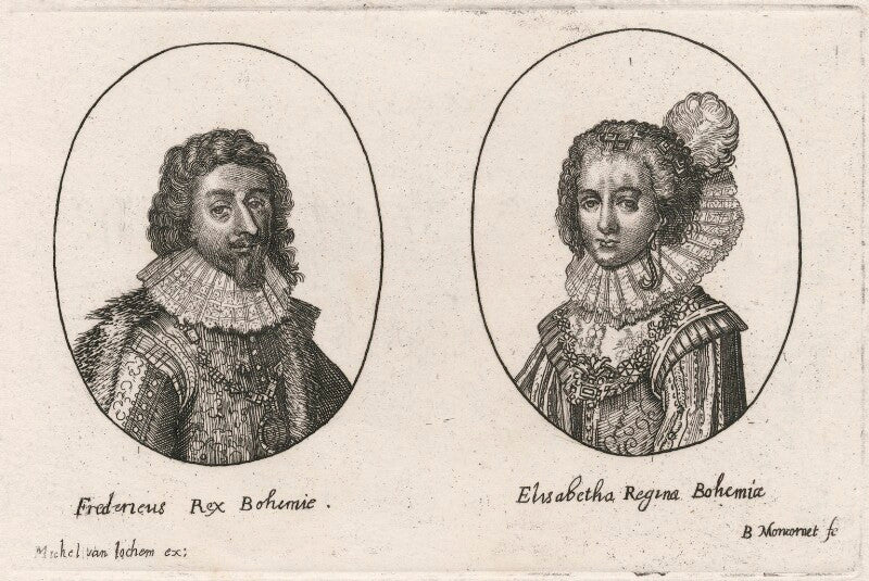 Frederick v, king of bohemia and elector palatine; princess elizabeth, queen of bohemia and electress palatine npg d18169