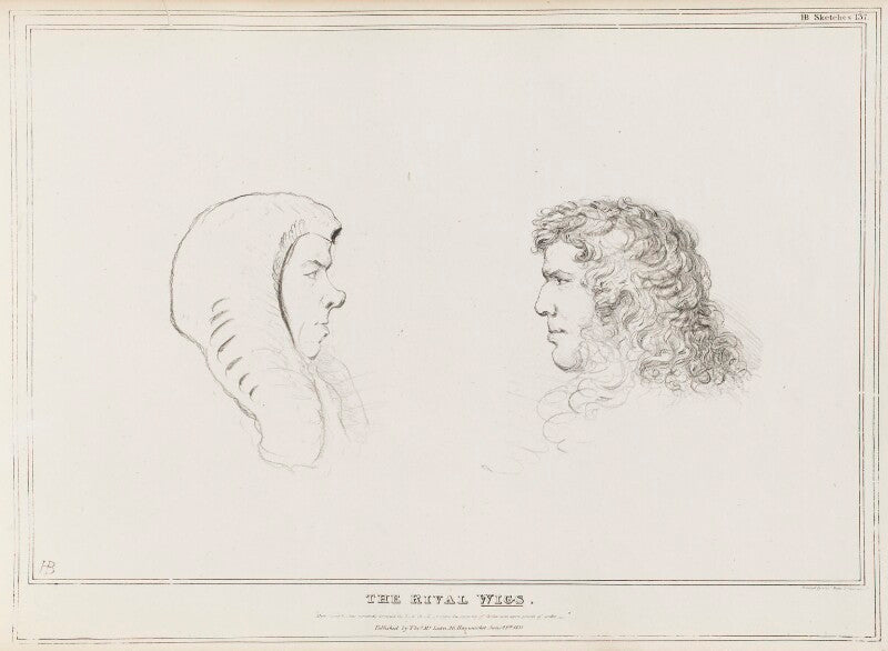 The rival wigs (henry brougham, 1st baron brougham and vaux; edward law, 1st earl of ellenborough) npg d41072