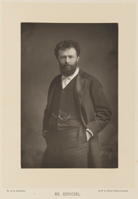 Sir george henschel npg ax15912