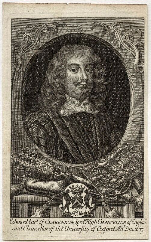Edward hyde, 1st earl of clarendon npg d29844