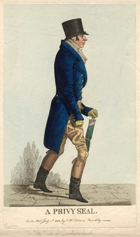 John fane, 10th earl of westmorland ('a privy seal') npg d13519