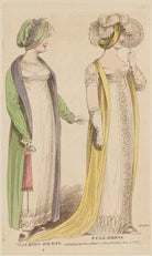 Walking dress and Full dress, June 1807 NPG D47504