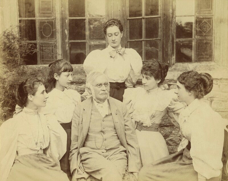 Sir richard strachey and daughters npg x13118