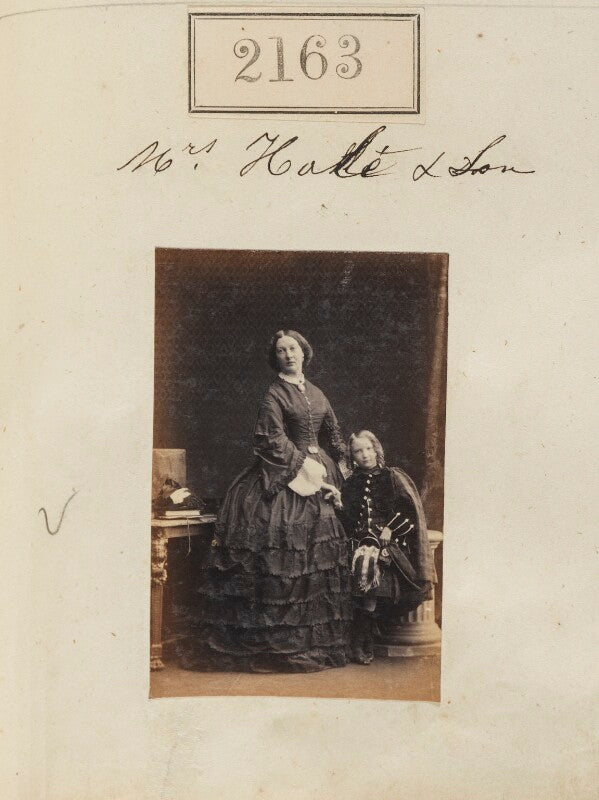 Mrs charles hale with her son npg ax51551