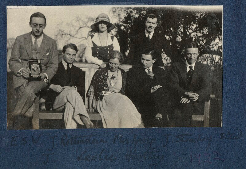 Julian with garsington visitors npg ax141277