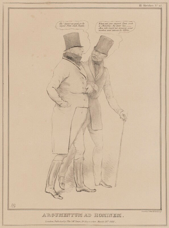 Argumentum ad hominem (william frederick, 2nd duke of gloucester; ernest augustus, duke of cumberland and king of hanover) npg d41052