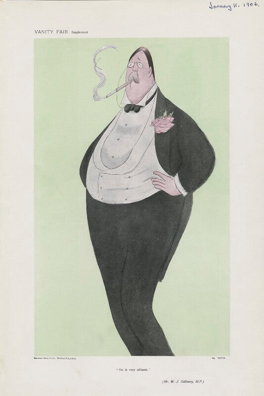 William johnson galloway ('men of the day. no. 997. "he is very affluent."') npg d45309