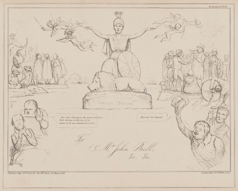 To mr john bull, &c. &c. npg d41573