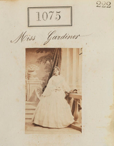 Miss Gardiner NPG Ax50583