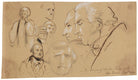 Various heads including William Nelson, 1st Earl Nelson and Frederick, Duke of York NPG 2662(21)