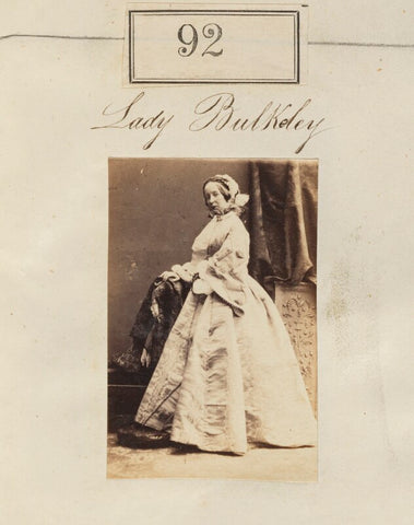 Maria Frances (née Massey-Standley), Lady Williams-Bulkeley NPG Ax50075