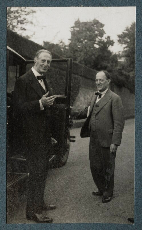 Philip edward morrell; walter de la mare npg ax143871