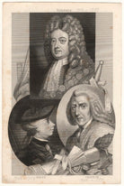 Robert Walpole, 1st Earl of Orford; James Wolfe; William Pitt, 1st Earl of Chatham NPG D17872