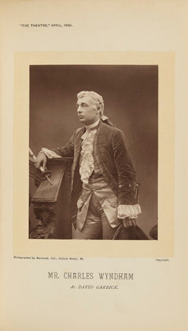 Sir Charles Wyndham (Charles Culverwell) as David Garrick in 'David Garrick' NPG Ax28888