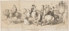 Stothard's admired picture of "The Procession of the Flitch of Bacon". Somewhat Metamorphosed! NPG D33637