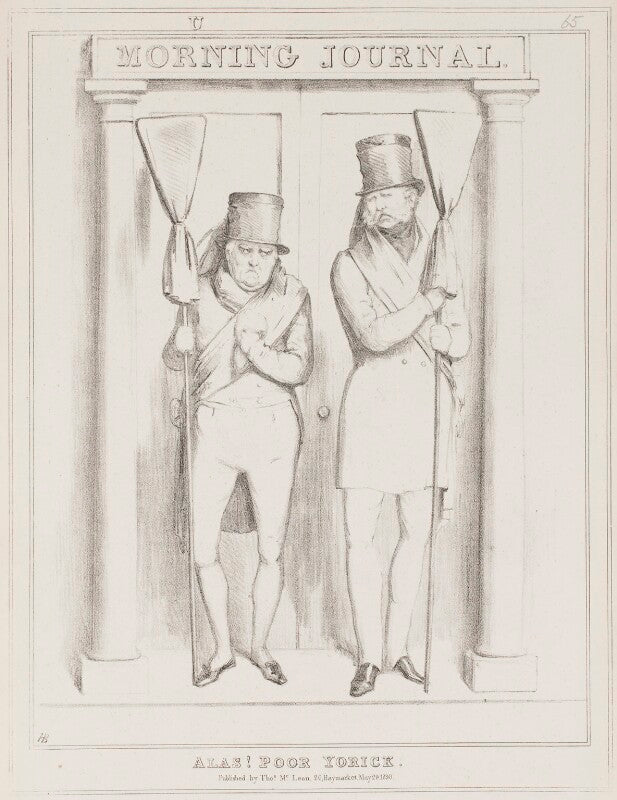 Alas! poor yorick (john scott, 1st earl of eldon; ernest augustus, duke of cumberland and king of hanover) npg d41000