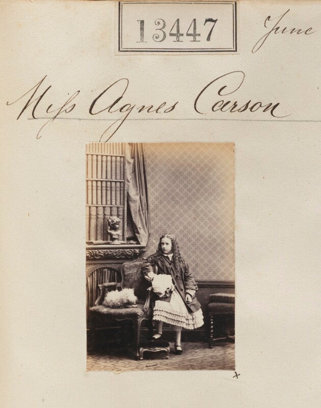 Agnes carson npg ax63080
