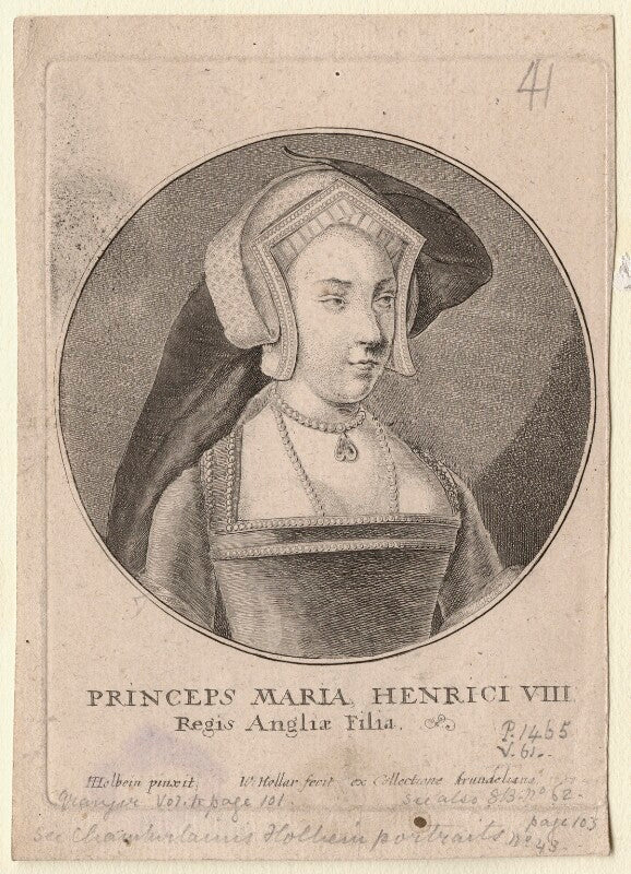Queen mary i when princess mary npg d9852