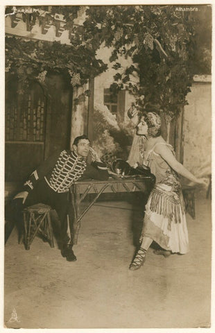 M. Volbert as Don José and Rosario Guerrero as Carmen in the ballet 'Carmen' NPG Ax160473