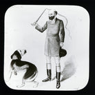 Two unknown men whipping dog [Chief Whip?] NPG D41962