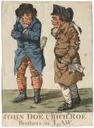 'John Doe & Richd Roe. Brothers in law' NPG D13405
