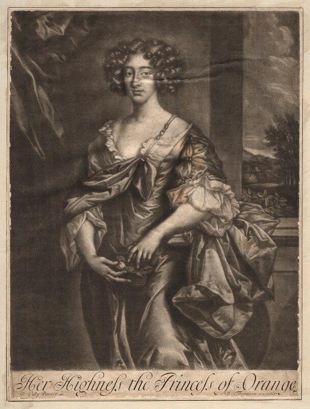 Queen mary ii when princess of orange npg d13140