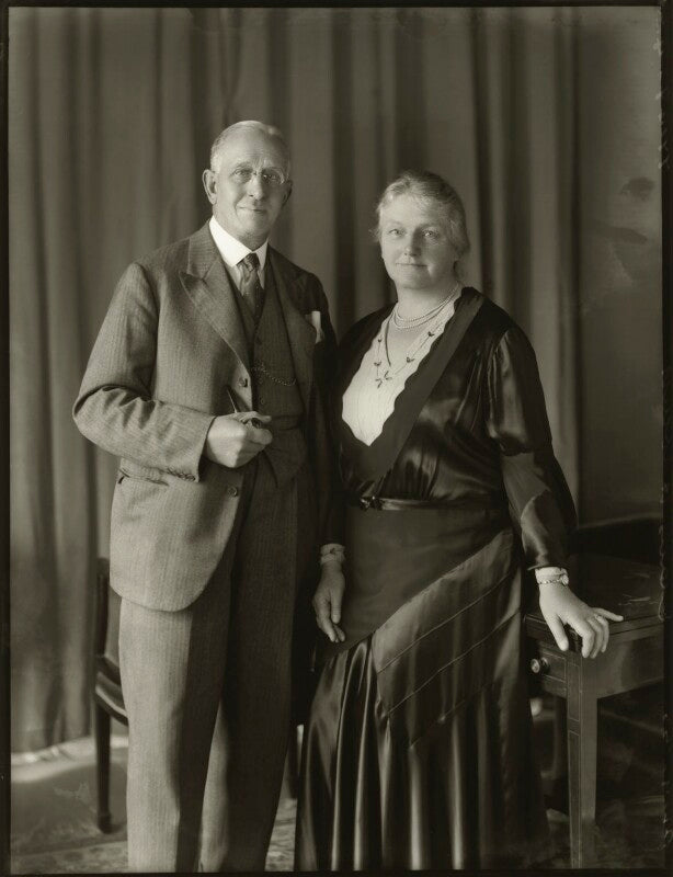 Sir charles henry collett, 1st bt; lilian louisa (née ionn), lady collett npg x150921