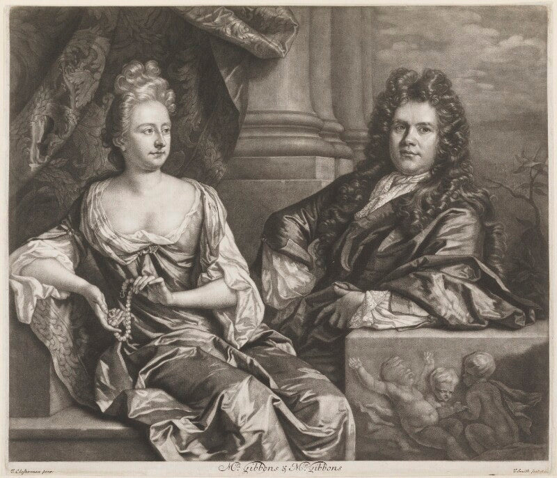 Grinling gibbons; elizabeth gibbons npg d8230