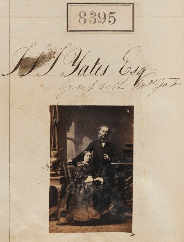 Emily augusta yates (née scott); joseph st john yates npg ax58214