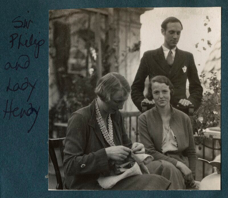 Kythé caroline hendy (née ogilvy) and her sister; sir philip hendy npg ax143280