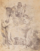 Study for 'Orpheus and Eurydice' NPG P1273(5)