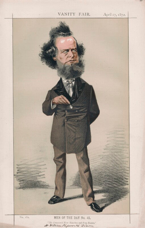 William hepworth dixon ('men of the day no. 45.') npg d43533