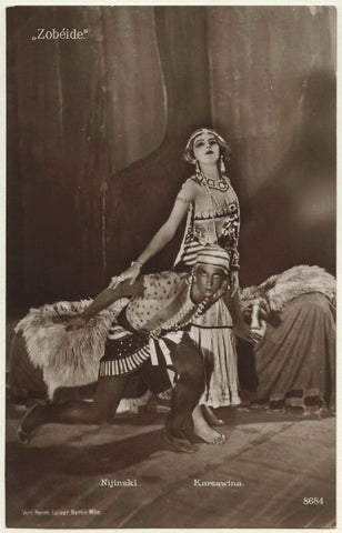 Vaslav Nijinsky and Serafima Astafieva in 'Cleopatre' NPG Ax160214