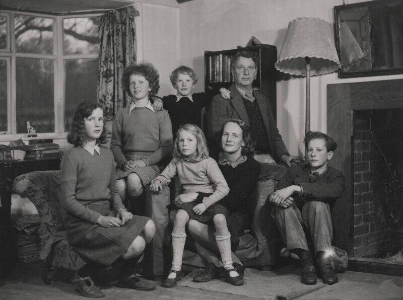 Lady juliet simpson; lady christina letanka; lady sophie meade; hon. hugh gathorne hardy; fidelity, countess of cranbrook; gathorne gathorne hardy, 5th earl of cranbrook; john gathorne hardy, 4th earl of cranbrook npg x78288