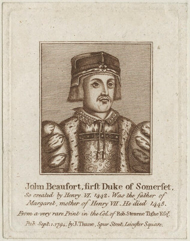 John Beaufort, Duke of Somerset NPG D23894