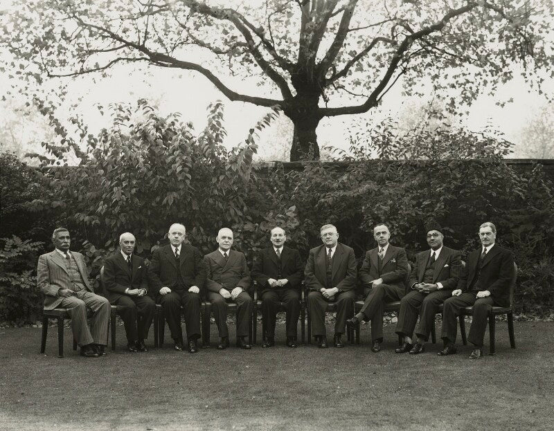 Clement attlee and prime ministers at the commonwealth conference npg x71998