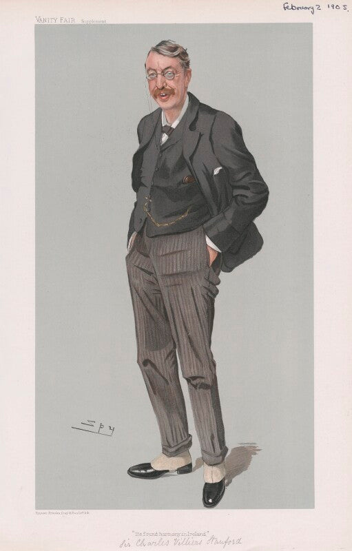 Sir charles villiers stanford ('men of the day. no. 949. "he found harmony in ireland"') npg d45260